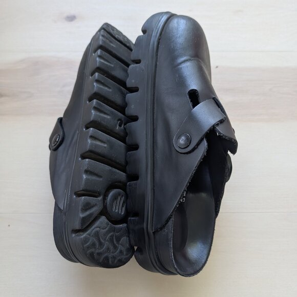 Birkenstock Papillio Boston Chunky Clog Leather Upper - Picture 2 of 7